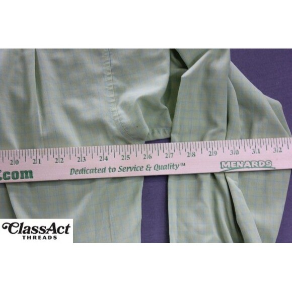 Patagonia Island Hopper Shirt Mens Long Sleeved Vented Fishing Green Checked XXL - Picture 7 of 13